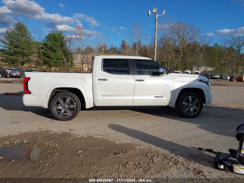 2024 Toyota Tundra Hybrid Capstone VIN: 5TFVC5DB3RX062793 Lot: 40829567