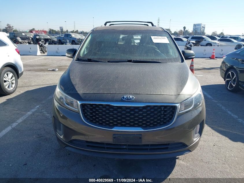 2016 Kia Sedona Lx VIN: KNDMB5C11G6167908 Lot: 40829569