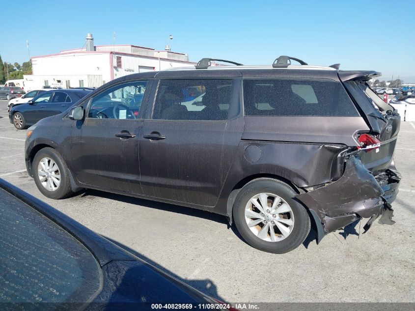 2016 Kia Sedona Lx VIN: KNDMB5C11G6167908 Lot: 40829569