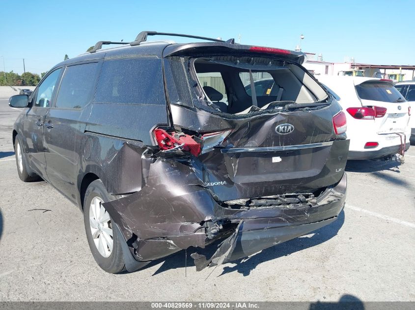 2016 Kia Sedona Lx VIN: KNDMB5C11G6167908 Lot: 40829569