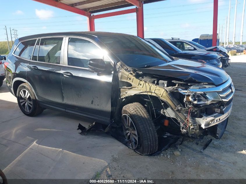 2016 Honda Pilot Ex-L VIN: 5FNYF5H54GB041225 Lot: 40829580