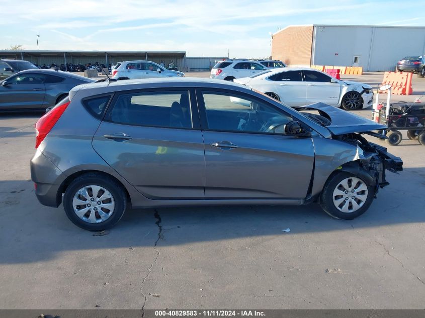 2015 Hyundai Accent Gs VIN: KMHCT5AE2FU207336 Lot: 40829583