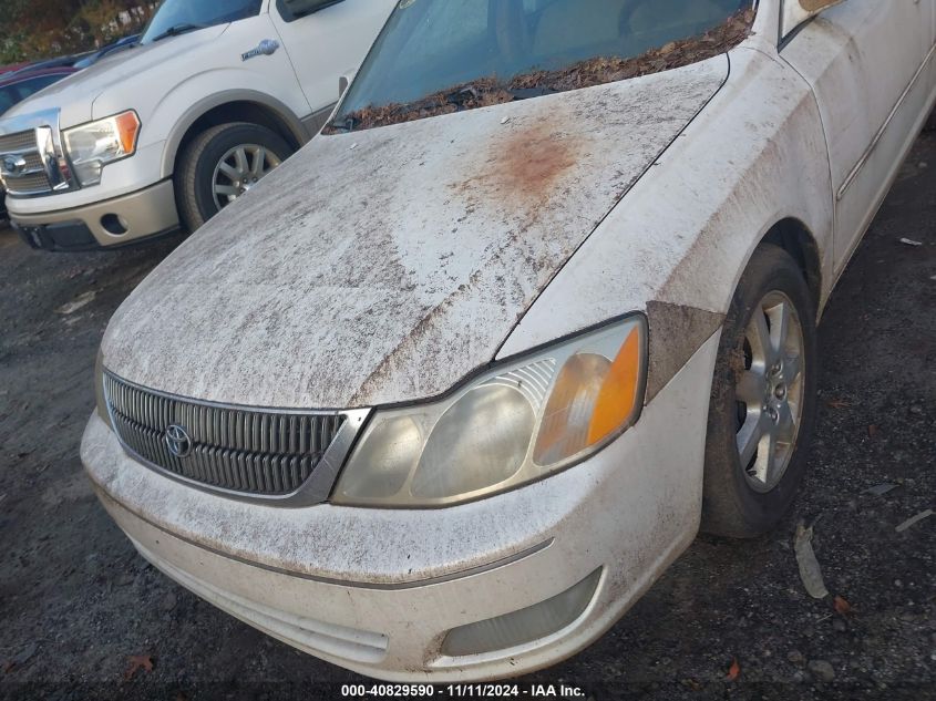 2002 Toyota Avalon Xls VIN: 4T1BF28B62U208271 Lot: 40829590