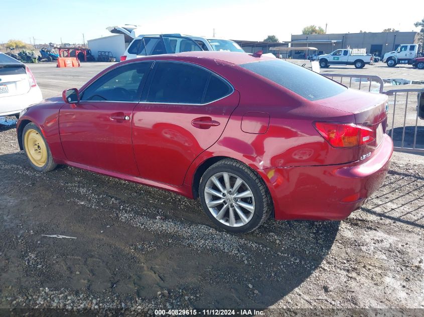 2008 Lexus Is 250 VIN: JTHBK262085068464 Lot: 40829615