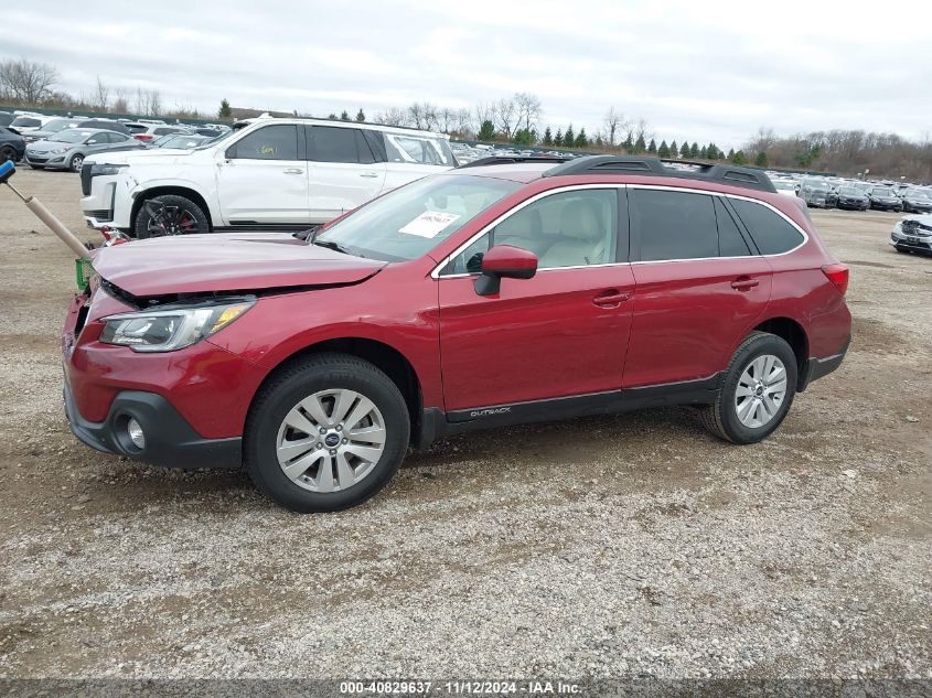 2019 Subaru Outback 2.5I Premium VIN: 4S4BSAFC8K3330430 Lot: 40829637