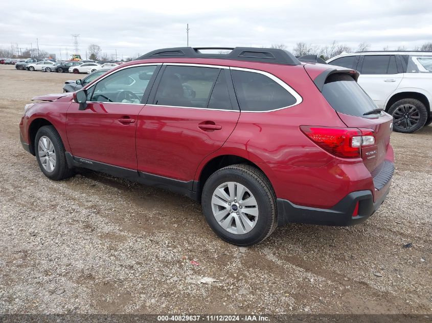 2019 Subaru Outback 2.5I Premium VIN: 4S4BSAFC8K3330430 Lot: 40829637