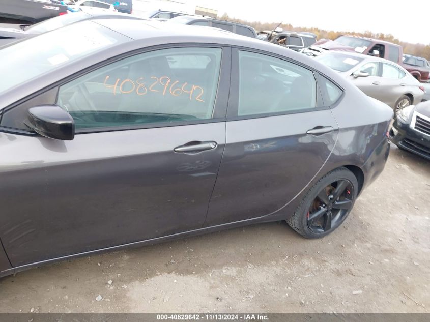 2015 Dodge Dart Sxt VIN: 1C3CDFBB9FD434815 Lot: 40829642