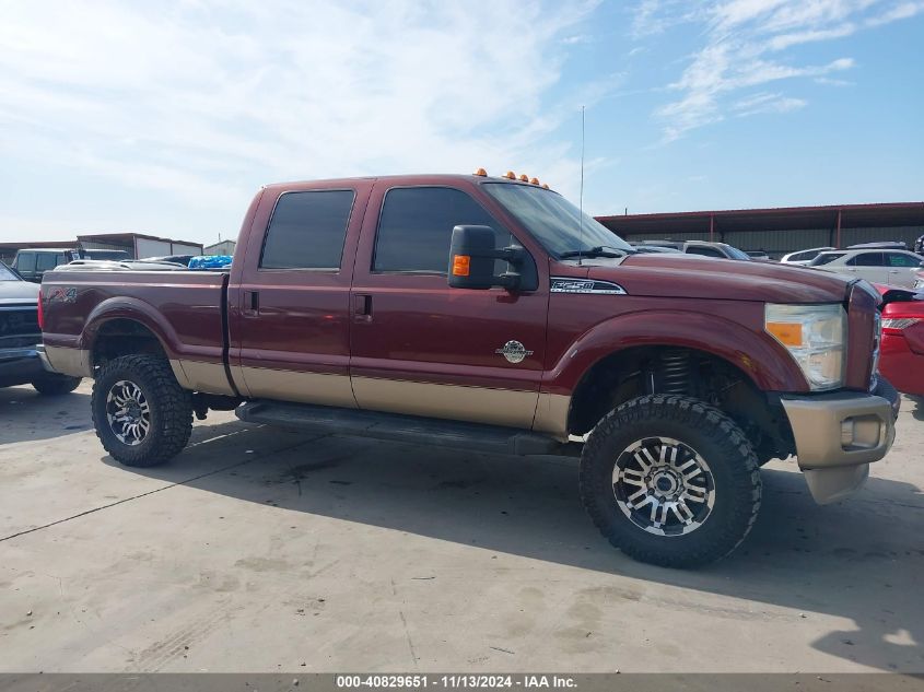 2012 Ford F-250 Lariat VIN: 1FT7W2BT5CEB28158 Lot: 40829651