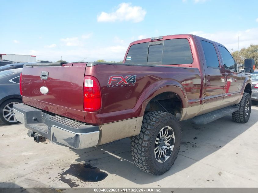 2012 Ford F-250 Lariat VIN: 1FT7W2BT5CEB28158 Lot: 40829651