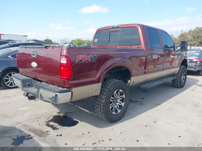 2012 Ford F-250 Lariat VIN: 1FT7W2BT5CEB28158 Lot: 40829651