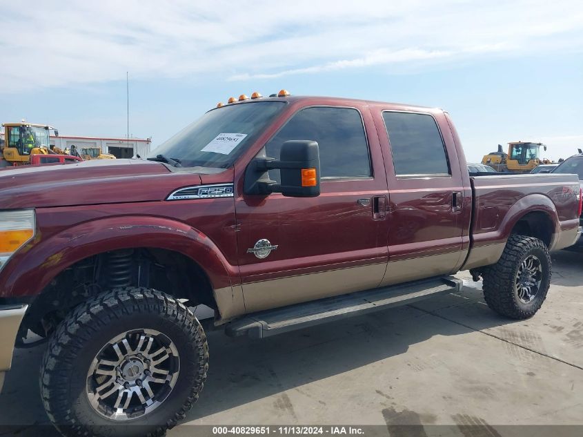 2012 Ford F-250 Lariat VIN: 1FT7W2BT5CEB28158 Lot: 40829651