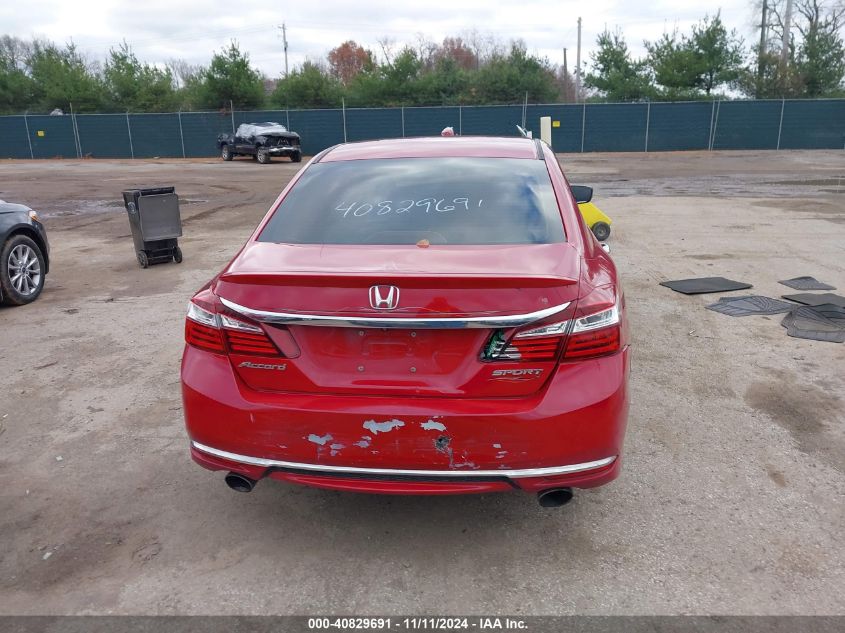 2017 Honda Accord Sport VIN: 1HGCR2F56HA138389 Lot: 40829691