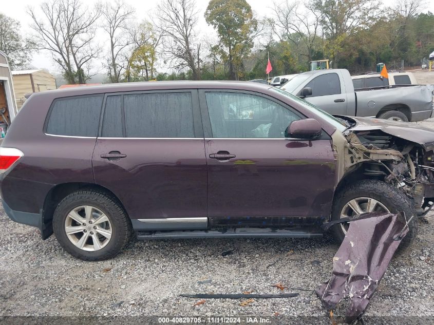 2012 Toyota Highlander VIN: 5TDZA3EHXCS029480 Lot: 40829705