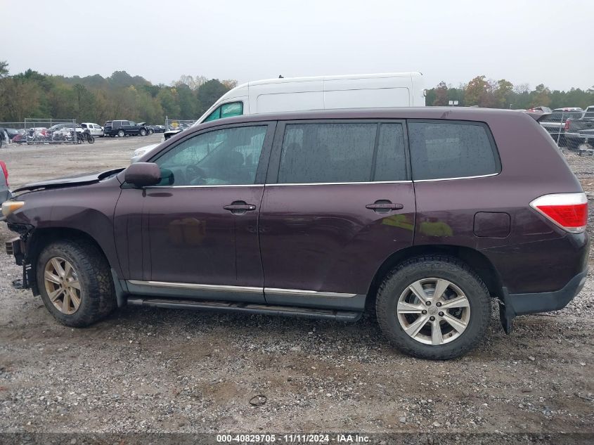 2012 Toyota Highlander VIN: 5TDZA3EHXCS029480 Lot: 40829705