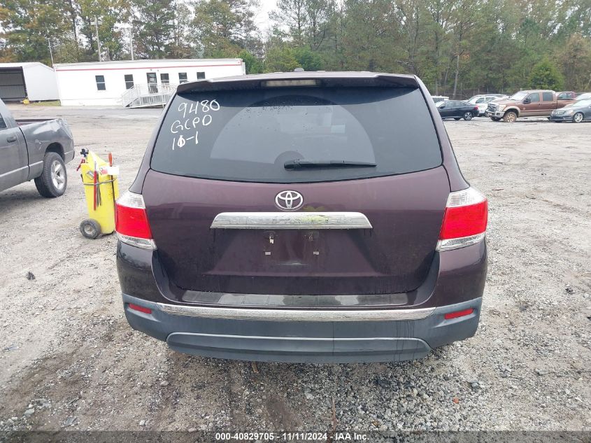 2012 Toyota Highlander VIN: 5TDZA3EHXCS029480 Lot: 40829705