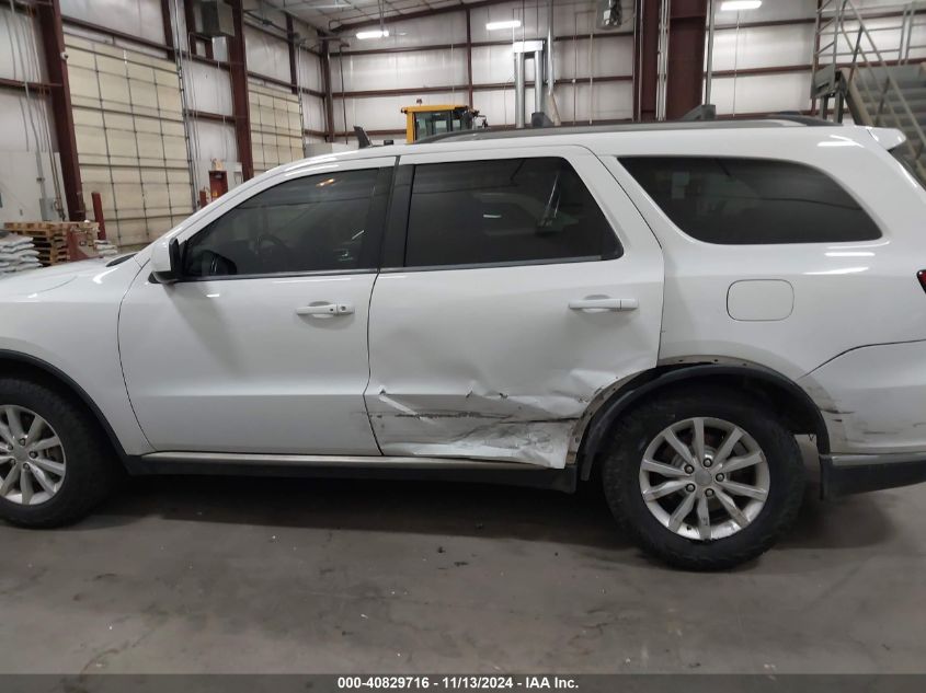 2014 Dodge Durango Sxt VIN: 1C4RDJAG4EC543273 Lot: 40829716