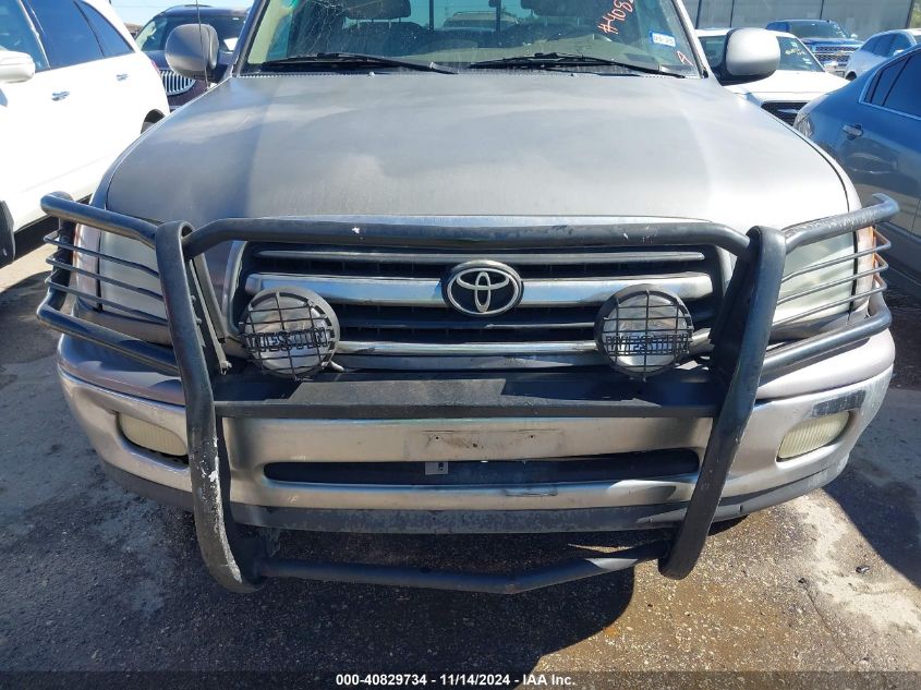 2002 Toyota Tundra Ltd V8 VIN: 5TBBT48142S265842 Lot: 40829734