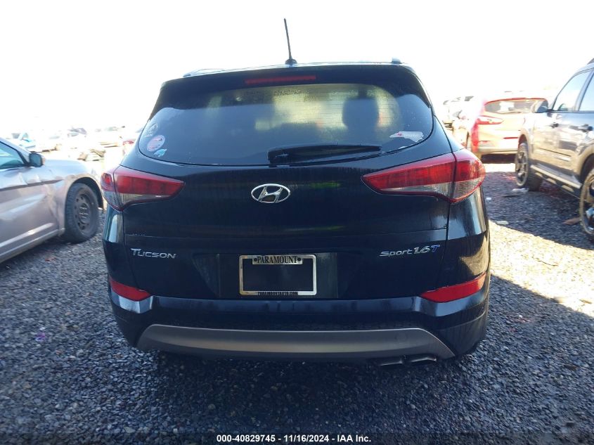 2017 Hyundai Tucson Sport VIN: KM8J33A28HU458866 Lot: 40829745