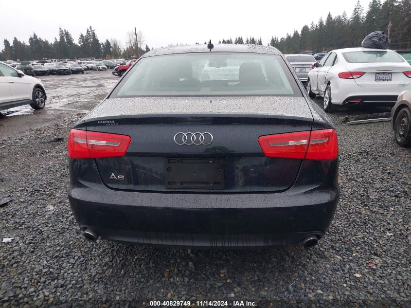 2014 Audi A6 2.0T Premium VIN: WAUGFAFC4EN123585 Lot: 40829749