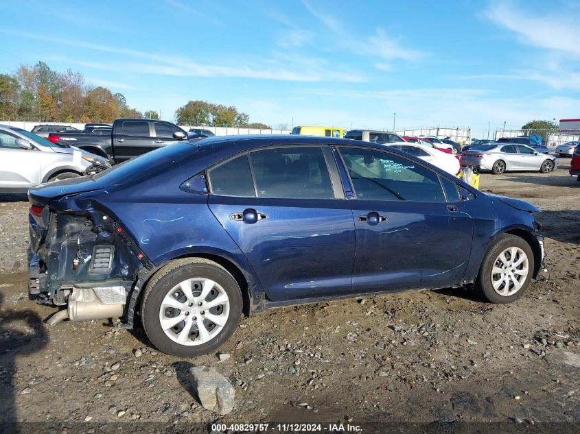 2022 Toyota Corolla Le VIN: 5YFEPMAE3NP279136 Lot: 40829757