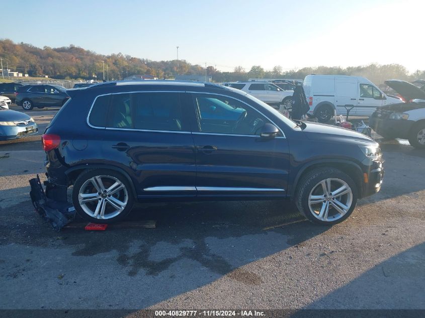 2016 Volkswagen Tiguan R-Line VIN: WVGBV7AX2GW609821 Lot: 40829777