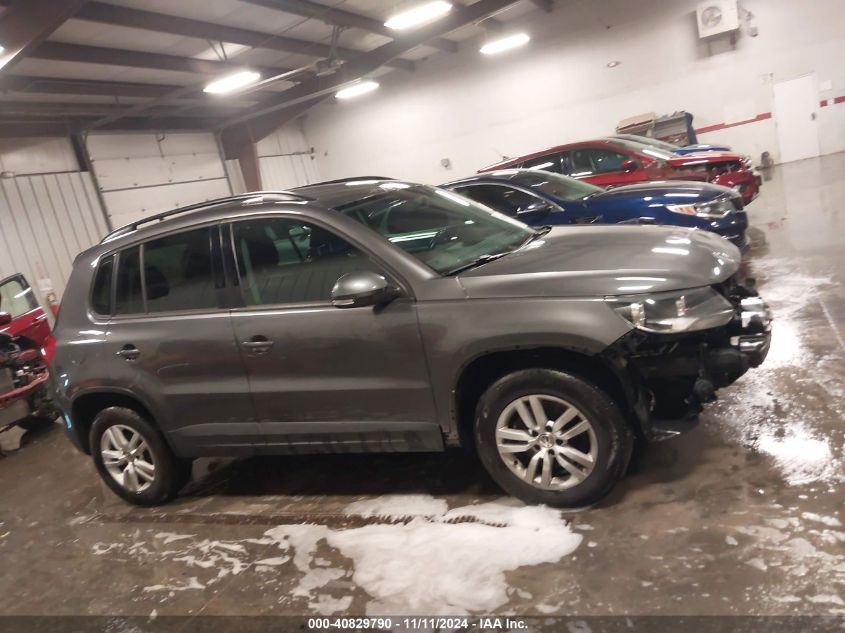 2015 Volkswagen Tiguan S VIN: WVGBV7AX1FW503844 Lot: 40829790