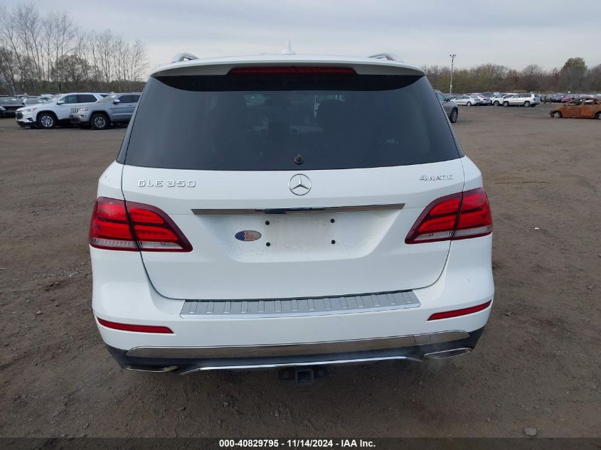 2016 Mercedes-Benz Gle 350 4Matic VIN: 4JGDA5HB0GA799313 Lot: 40829795