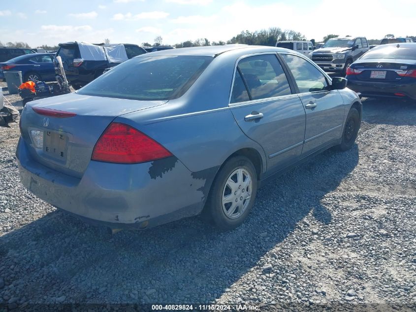 2007 Honda Accord 2.4 Lx VIN: 1HGCM56417A123420 Lot: 40829824