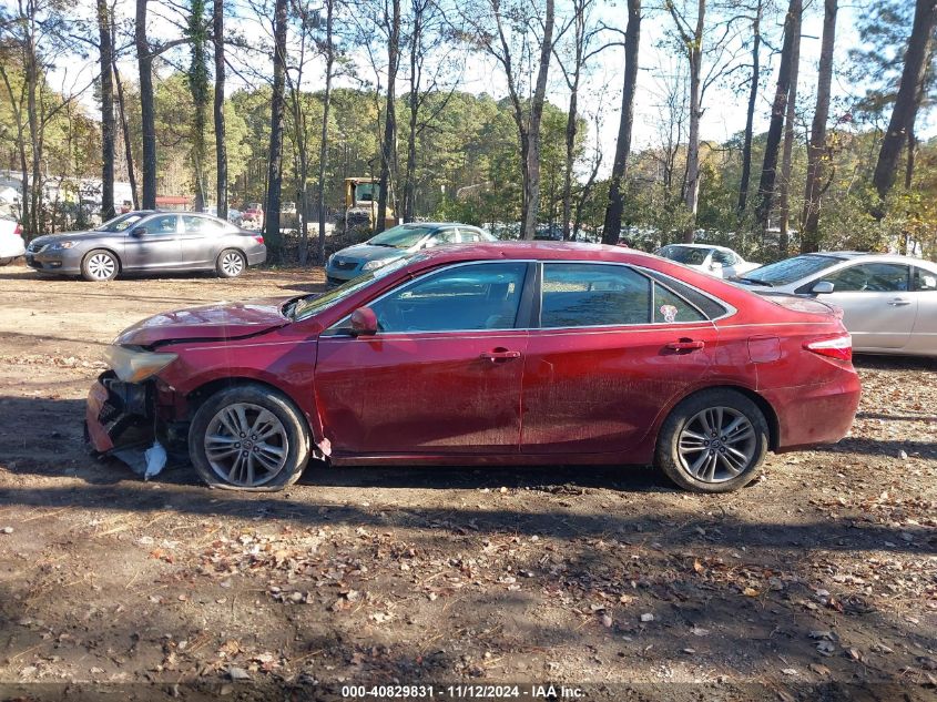 2016 Toyota Camry Se VIN: 4T1BF1FK9GU586248 Lot: 40829831