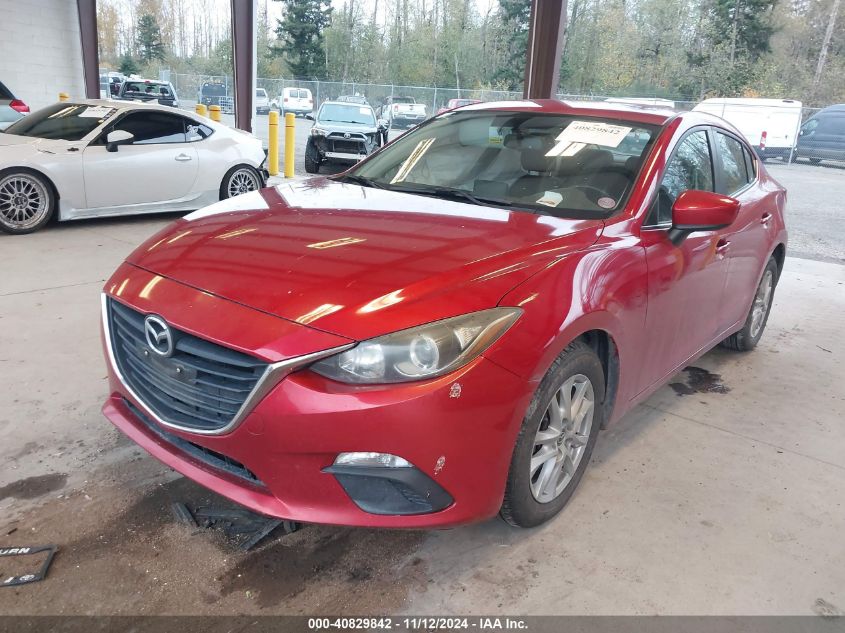 2014 Mazda Mazda3 I Touring VIN: JM1BM1V71E1106239 Lot: 40829842