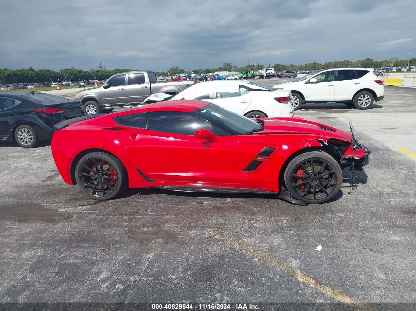 2019 Chevrolet Corvette Grand Sport VIN: 1G1YW2D75K5105698 Lot: 40829844