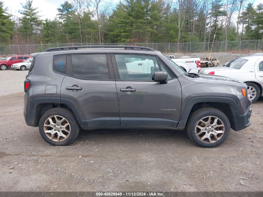 2017 Jeep Renegade Latitude 4X4 VIN: ZACCJBBB4HPG02443 Lot: 40829849