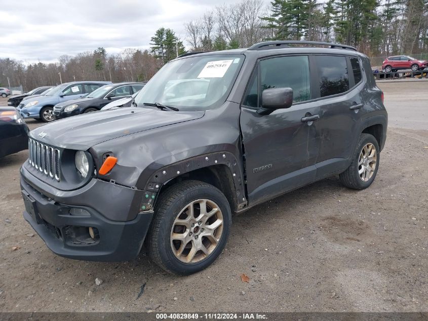 2017 Jeep Renegade Latitude 4X4 VIN: ZACCJBBB4HPG02443 Lot: 40829849