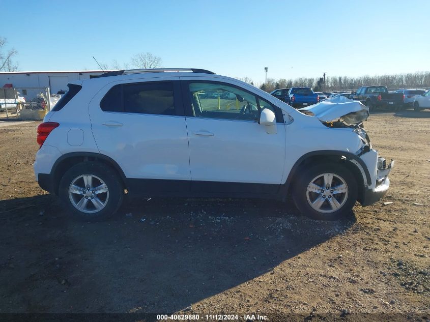 2017 Chevrolet Trax Lt VIN: 3GNCJLSB1HL288823 Lot: 40829880