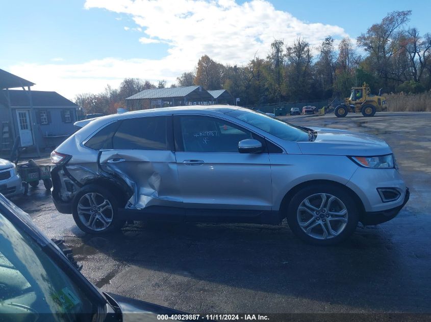 2018 Ford Edge Titanium VIN: 2FMPK4K96JBB06783 Lot: 40829887