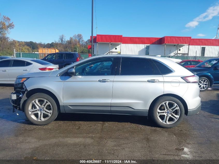 2018 Ford Edge Titanium VIN: 2FMPK4K96JBB06783 Lot: 40829887