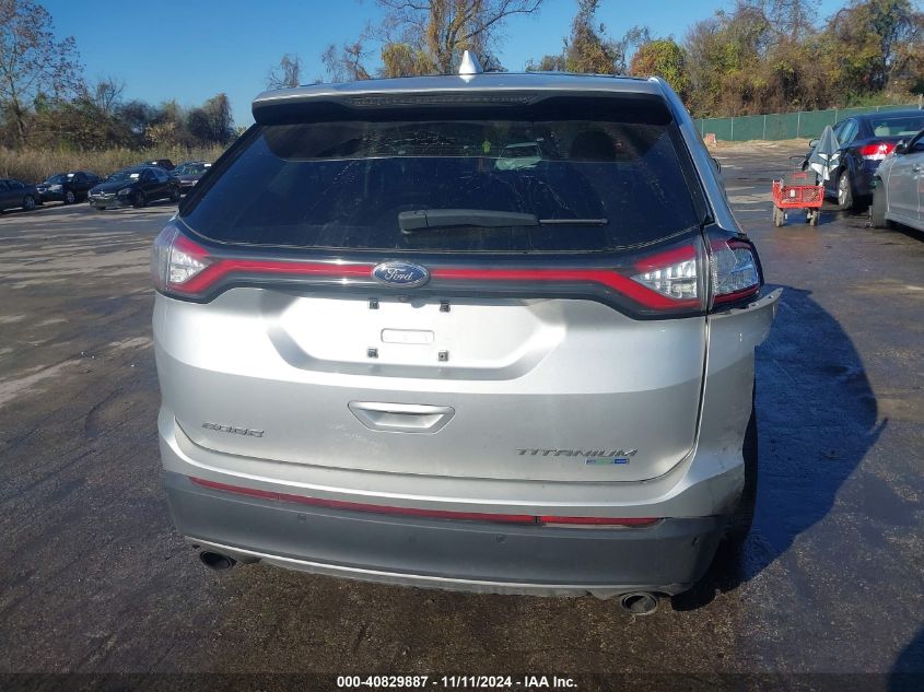 2018 Ford Edge Titanium VIN: 2FMPK4K96JBB06783 Lot: 40829887