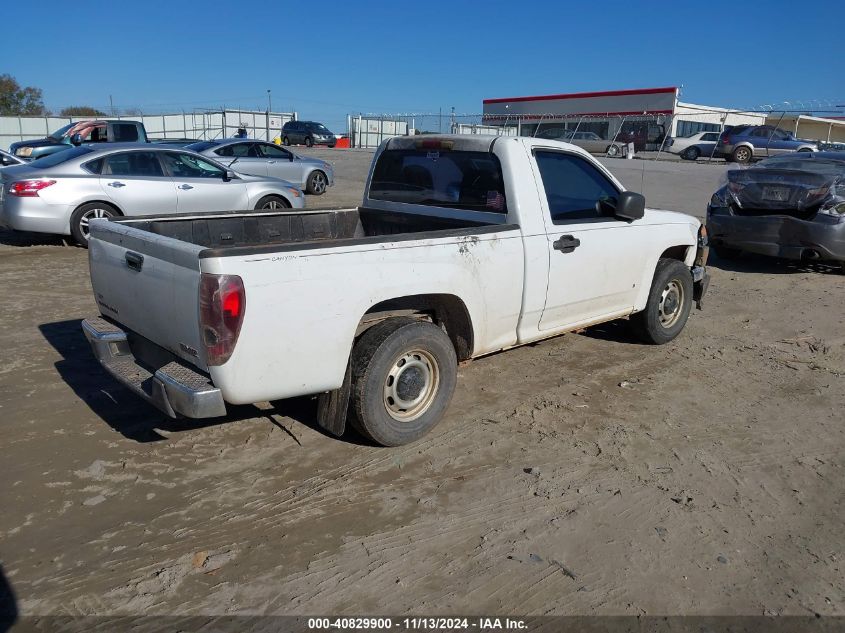 2006 GMC Canyon Work Truck VIN: 1GTCS148768166779 Lot: 40829900