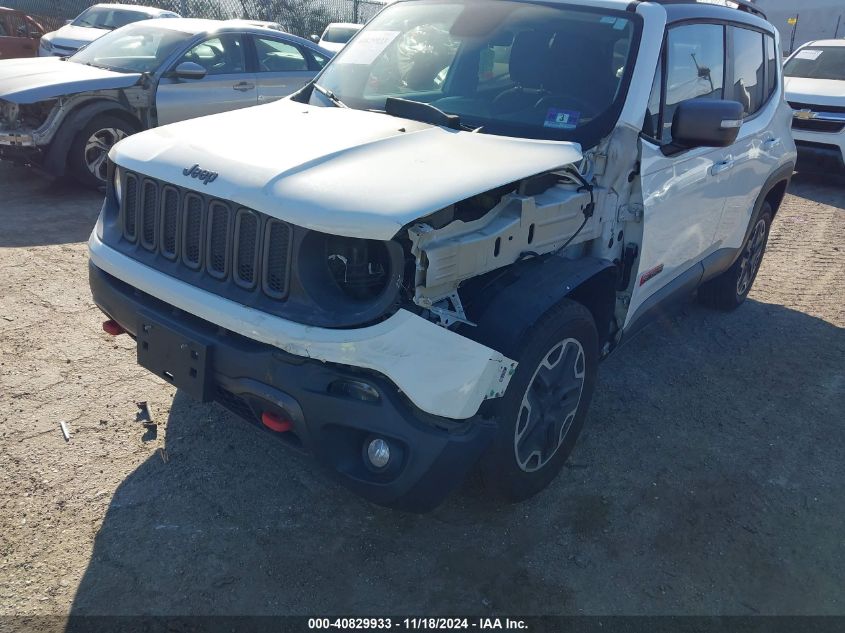 2015 Jeep Renegade Trailhawk VIN: ZACCJBCT0FPB69736 Lot: 40829933