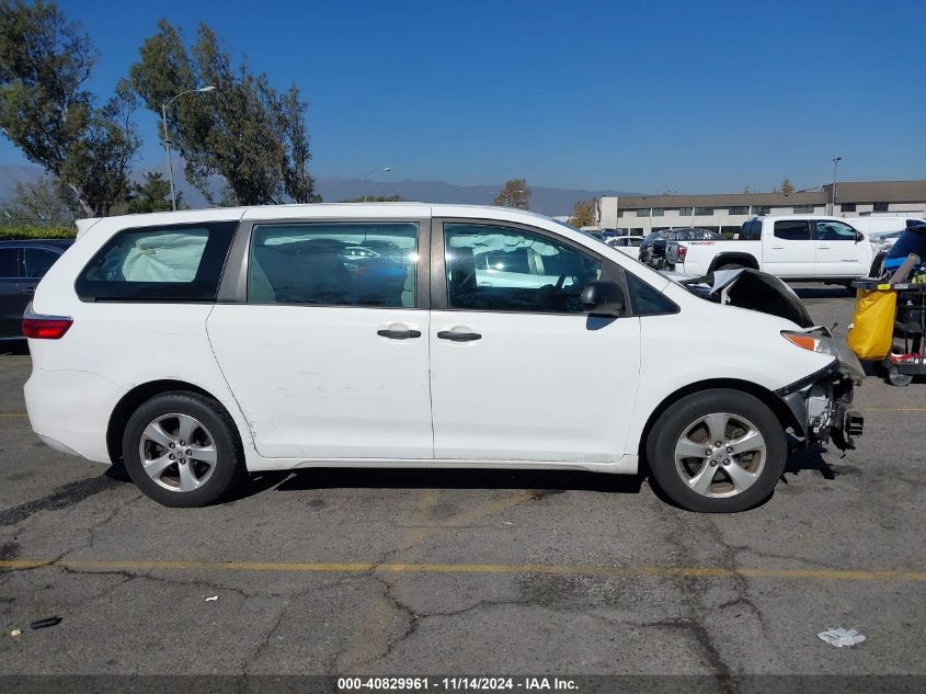 2017 Toyota Sienna L 7 Passenger VIN: 5TDZZ3DC3HS870546 Lot: 40829961