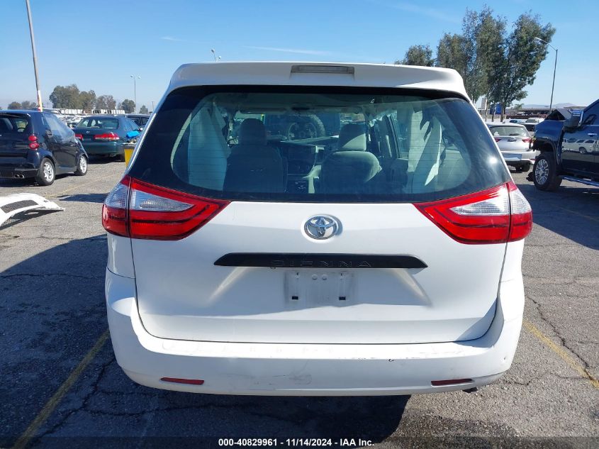 2017 Toyota Sienna L 7 Passenger VIN: 5TDZZ3DC3HS870546 Lot: 40829961