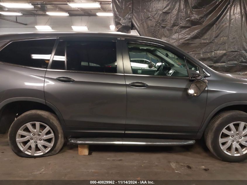 2019 Honda Pilot Lx VIN: 5FNYF6H13KB089486 Lot: 40829962