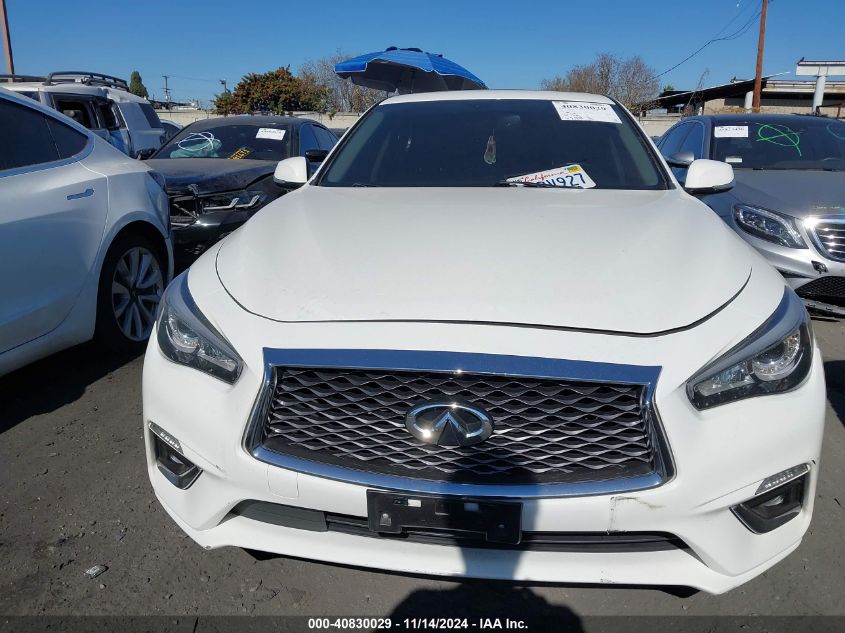 2019 Infiniti Q50 3.0T Luxe VIN: JN1EV7AP1KM516961 Lot: 40830029