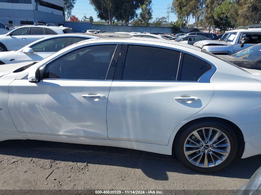 2019 Infiniti Q50 3.0T Luxe VIN: JN1EV7AP1KM516961 Lot: 40830029