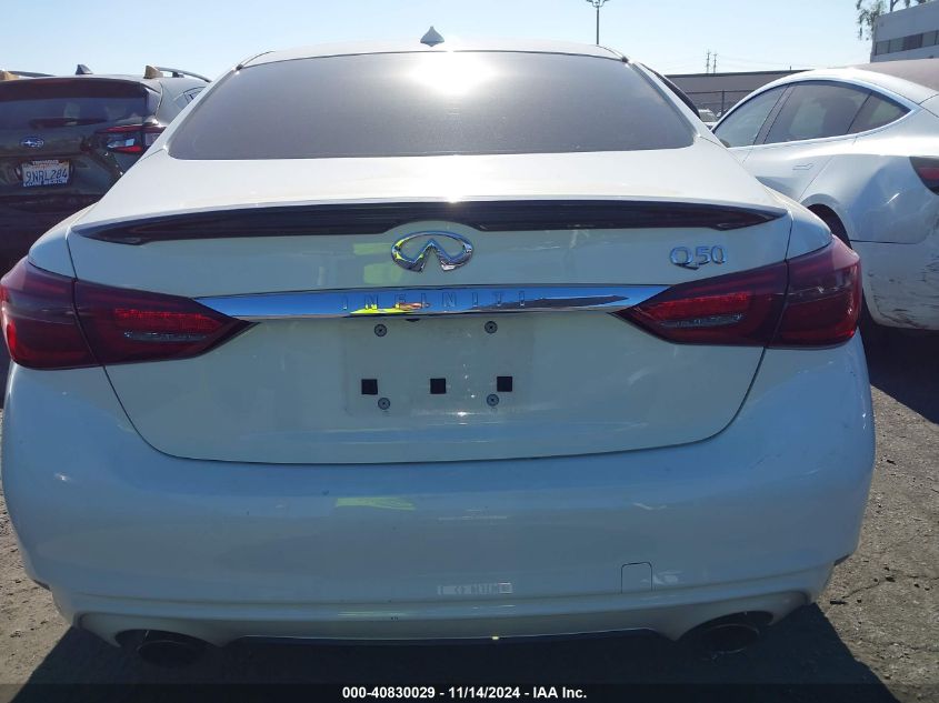 2019 Infiniti Q50 3.0T Luxe VIN: JN1EV7AP1KM516961 Lot: 40830029