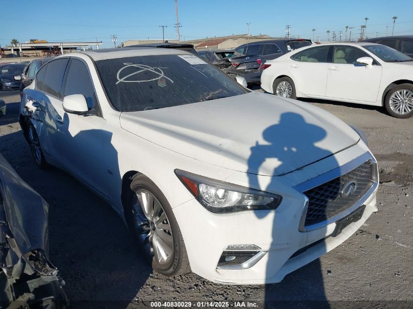 VIN JN1EV7AP1KM516961 2019 Infiniti Q50, 3.0T Luxe no.1