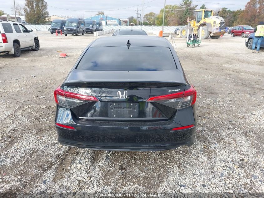 2022 Honda Civic Sport VIN: 2HGFE2F53NH523995 Lot: 40830036