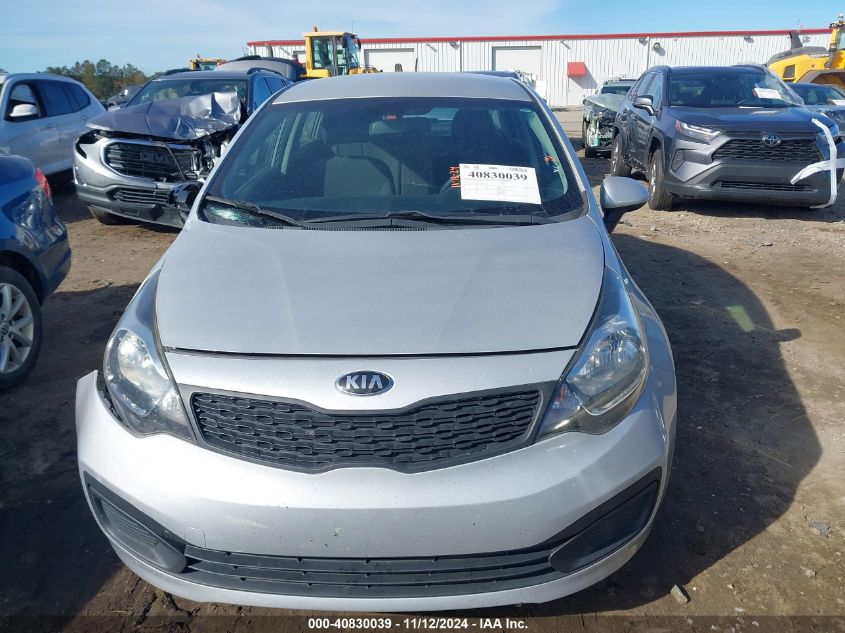 2015 Kia Rio Lx VIN: KNADM4A39F6435043 Lot: 40830039