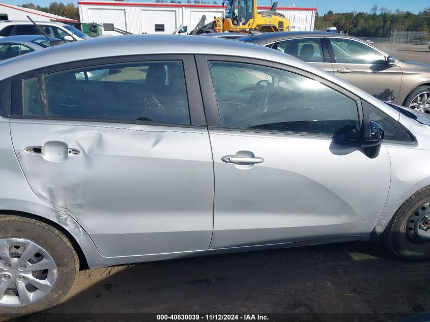 2015 Kia Rio Lx VIN: KNADM4A39F6435043 Lot: 40830039