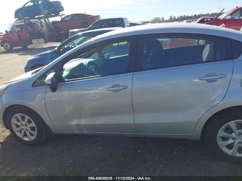 2015 Kia Rio Lx VIN: KNADM4A39F6435043 Lot: 40830039